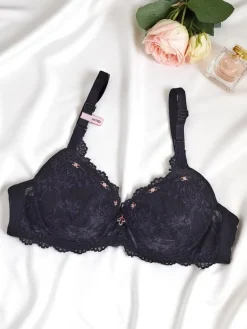 Discount Damski usztywniany biustonosz z koronką Delicate Grace Codzienne