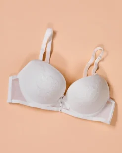 Discount Damski usztywniany biustonosz z koronką Codzienne