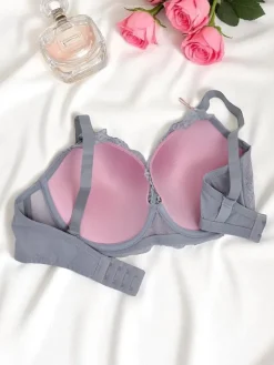 Clearance Damski usztywniany biustonosz z koronką Delicate Grace Codzienne