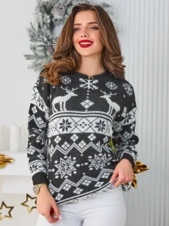 Clearance Damski świąteczny sweter Swetry