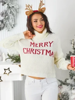 Clearance Damski świąteczny sweter Swetry