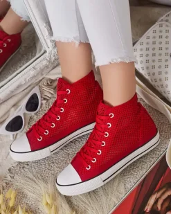 Best Damskie ażurowe trampki Nizzef Trampki