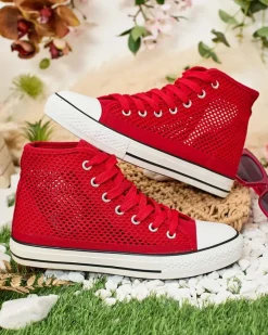 Best Damskie ażurowe trampki Nizzef Trampki