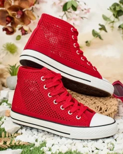 Best Damskie ażurowe trampki Nizzef Trampki