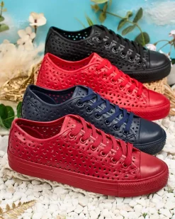 Outlet Damskie ażurowe trampki Navet Trampki