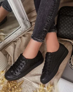 Outlet Damskie ażurowe trampki Navet Trampki