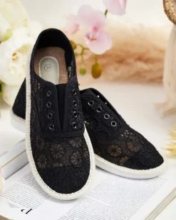 Outlet Damskie ażurowe tenisówki Nurram Trampki