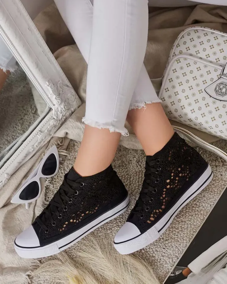 Online Damskie ażurowe trampki Nictz Trampki