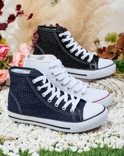 Outlet Damskie ażurowe trampki Nimm Trampki