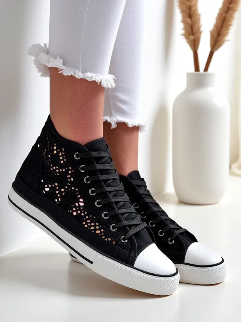 Online Damskie ażurowe trampki Limme Trampki