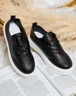 Outlet Damskie ażurowe tenisówki Flequis Damskie Sneakersy