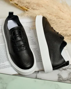 Outlet Damskie ażurowe tenisówki Flequis Damskie Sneakersy