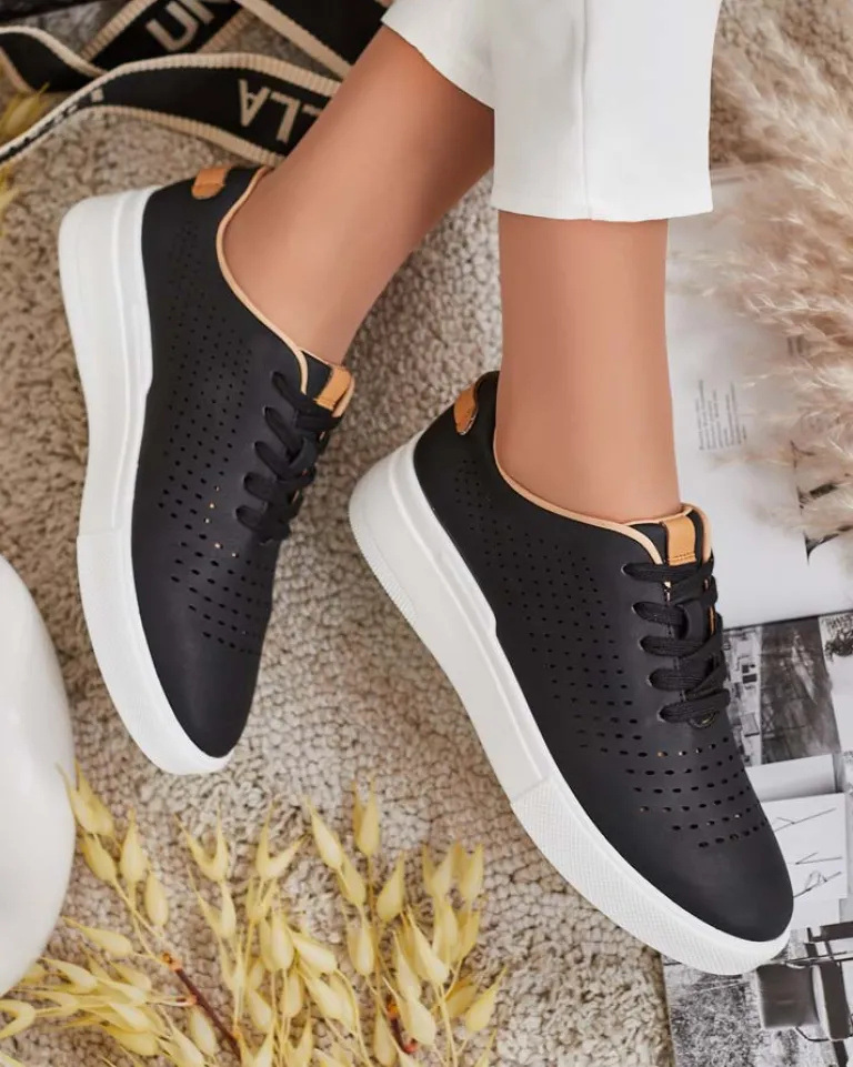 Online Damskie ażurowe buty sportowe Deromias Damskie Sneakersy