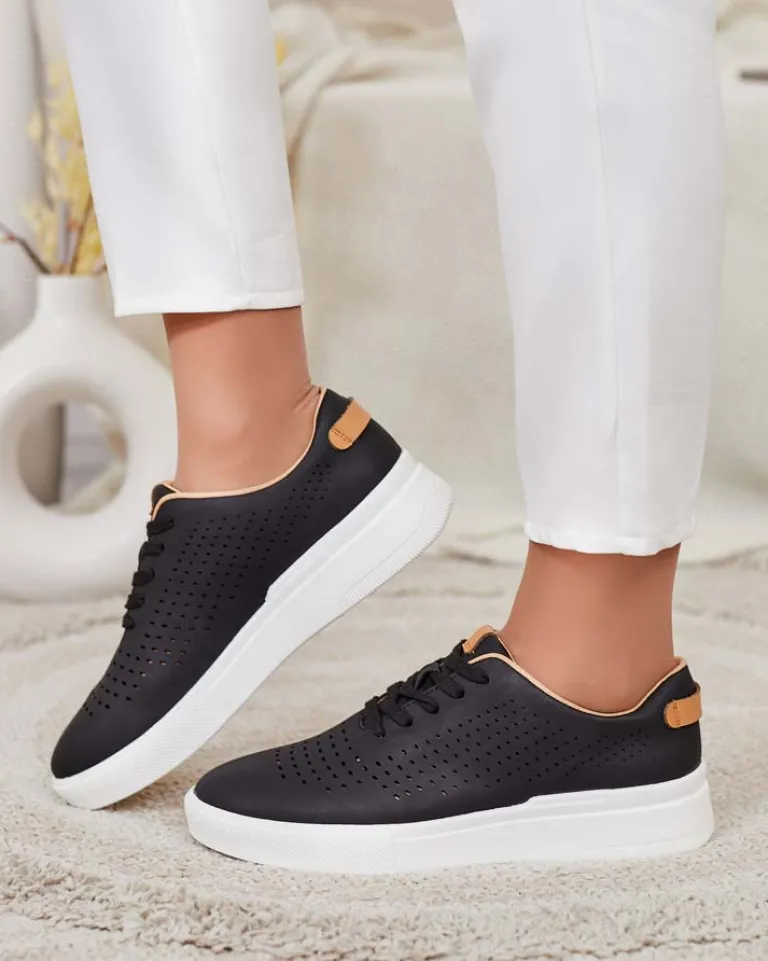 Online Damskie ażurowe buty sportowe Deromias Damskie Sneakersy