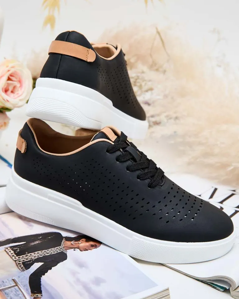 Online Damskie ażurowe buty sportowe Deromias Damskie Sneakersy