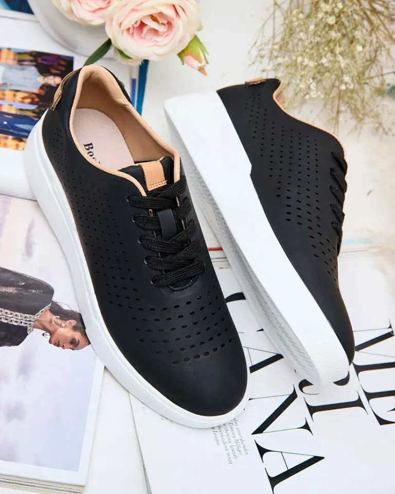 Online Damskie ażurowe buty sportowe Deromias Damskie Sneakersy