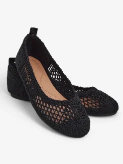 New Damskie baleriny ażurowe Annete Baleriny Klasyczne