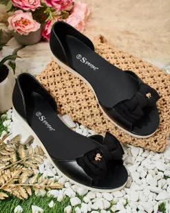 New Damskie baleriny z kokardką Xollca Buty Na Wielkie Wyjście|Baleriny Klasyczne