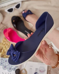 Damskie baleriny z kokardką Xollca Baleriny Klasyczne