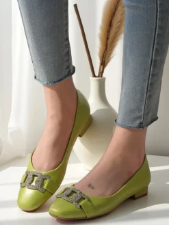 New Damskie baleriny z kokardką Frelie Buty Na Wielkie Wyjście|Baleriny Klasyczne