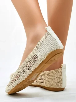 Outlet Damskie baleriny ażurowe Annete Baleriny Klasyczne