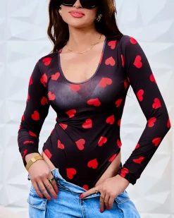 Outlet Damskie body z printem Body