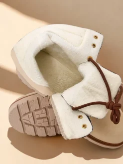 Discount Damskie botki workery Fiemo Workery|Botki Sznurowane