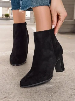 Outlet Damskie botki na słupku Wierod Botki Na Słupku|Nowość