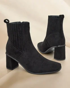 Discount Damskie botki Nomur Botki Z Delikatnym Ociepleniem|Botki Na Słupku