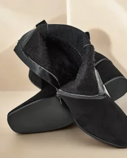 Discount Damskie botki Nomur Botki Z Delikatnym Ociepleniem|Botki Na Słupku