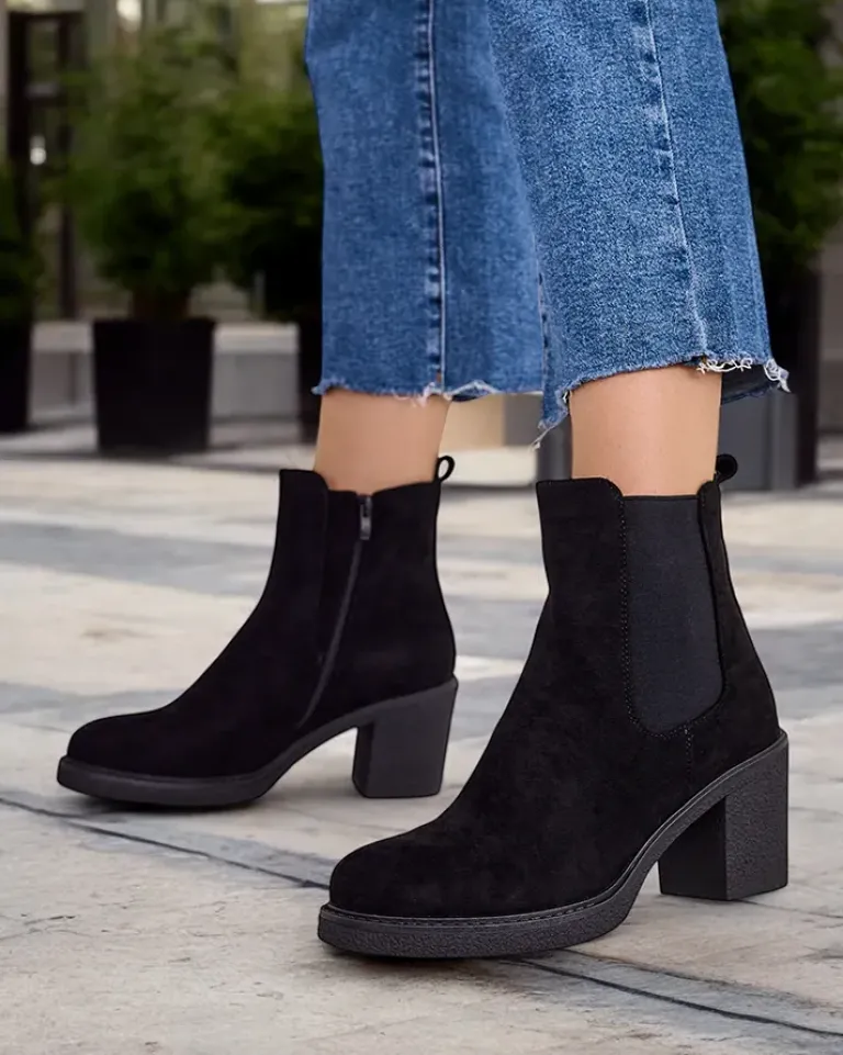 Hot Damskie botki Monarin Botki Na Słupku|Nowość