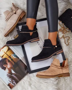 Clearance Damskie botki Rizor Botki Bez Ocieplenia