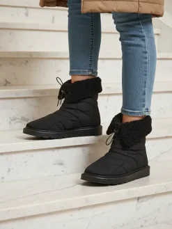 Online Damskie botki a'la śniegowce Oferita Śniegowce|Botki Z Delikatnym Ociepleniem