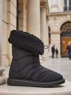 Online Damskie botki a'la śniegowce Oferita Śniegowce|Botki Z Delikatnym Ociepleniem