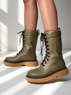 New Damskie botki workery Megie Workery|Botki Z Delikatnym Ociepleniem