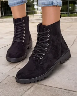 Damskie botki workery Erino Workery|Botki Z Delikatnym Ociepleniem