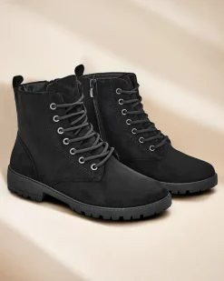 Damskie botki workery Erino Workery|Botki Z Delikatnym Ociepleniem