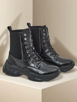 Discount Damskie botki typu workery Ronoppa Workery|Botki Z Delikatnym Ociepleniem