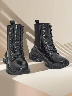 Discount Damskie botki typu workery Ronoppa Workery|Botki Z Delikatnym Ociepleniem