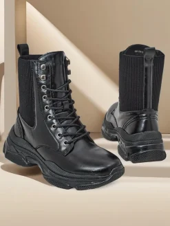 Discount Damskie botki typu workery Ronoppa Workery|Botki Z Delikatnym Ociepleniem