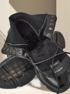 Discount Damskie botki typu workery Ronoppa Workery|Botki Z Delikatnym Ociepleniem