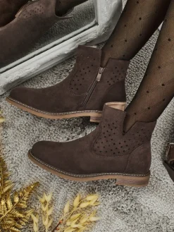 Discount Damskie botki Rito Botki Bez Ocieplenia|Botki Na Płaskim Obcasie