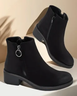 Best Damskie botki Milo Botki Z Delikatnym Ociepleniem|Botki Na Słupku