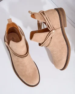 Outlet Damskie botki Rizor Botki Bez Ocieplenia