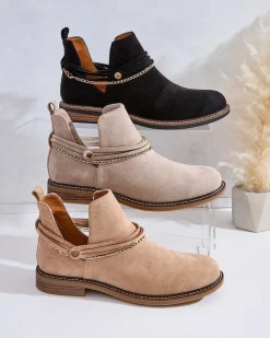 Outlet Damskie botki Rizor Botki Bez Ocieplenia