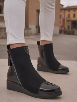 Sale Damskie botki workery Volio Botki Z Delikatnym Ociepleniem|Botki Na Płaskim Obcasie