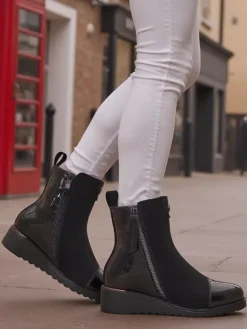 Sale Damskie botki workery Volio Botki Z Delikatnym Ociepleniem|Botki Na Płaskim Obcasie