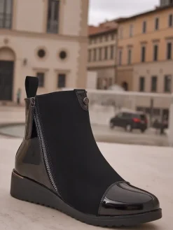 Sale Damskie botki workery Volio Botki Z Delikatnym Ociepleniem|Botki Na Płaskim Obcasie