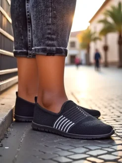 Outlet Damskie buty sportowe wsuwane Ollabes Damskie Sneakersy