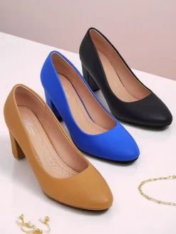 Hot Damskie czółenka eko skórzane Sofia Lux Klasyczne